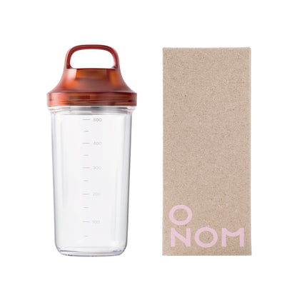 ONOM ウォーターボトル　550ml シースルーレッド