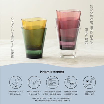 ゆらぎタンブラーCOLORS 5個セット
